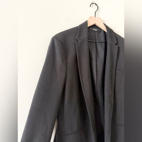 Zara Daily Outfit Tweed Knit Blazer in Black - Size L - Picture 2 of 6